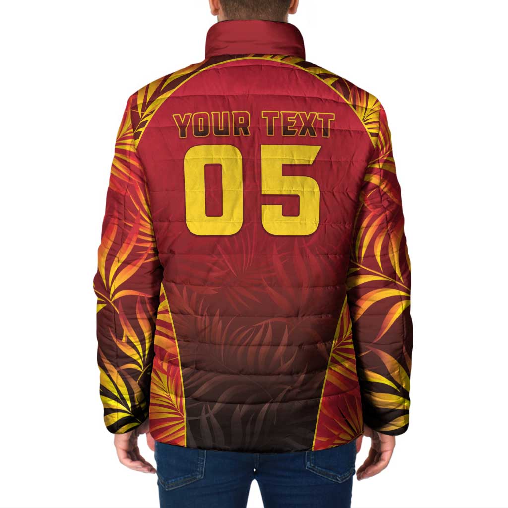 Custom Trinbago Cricket Knight Riders Padded Jacket Go Champs - Wonder Print Shop