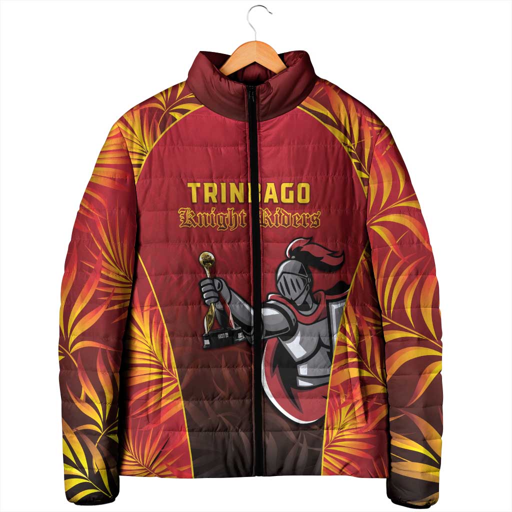 Custom Trinbago Cricket Knight Riders Padded Jacket Go Champs - Wonder Print Shop