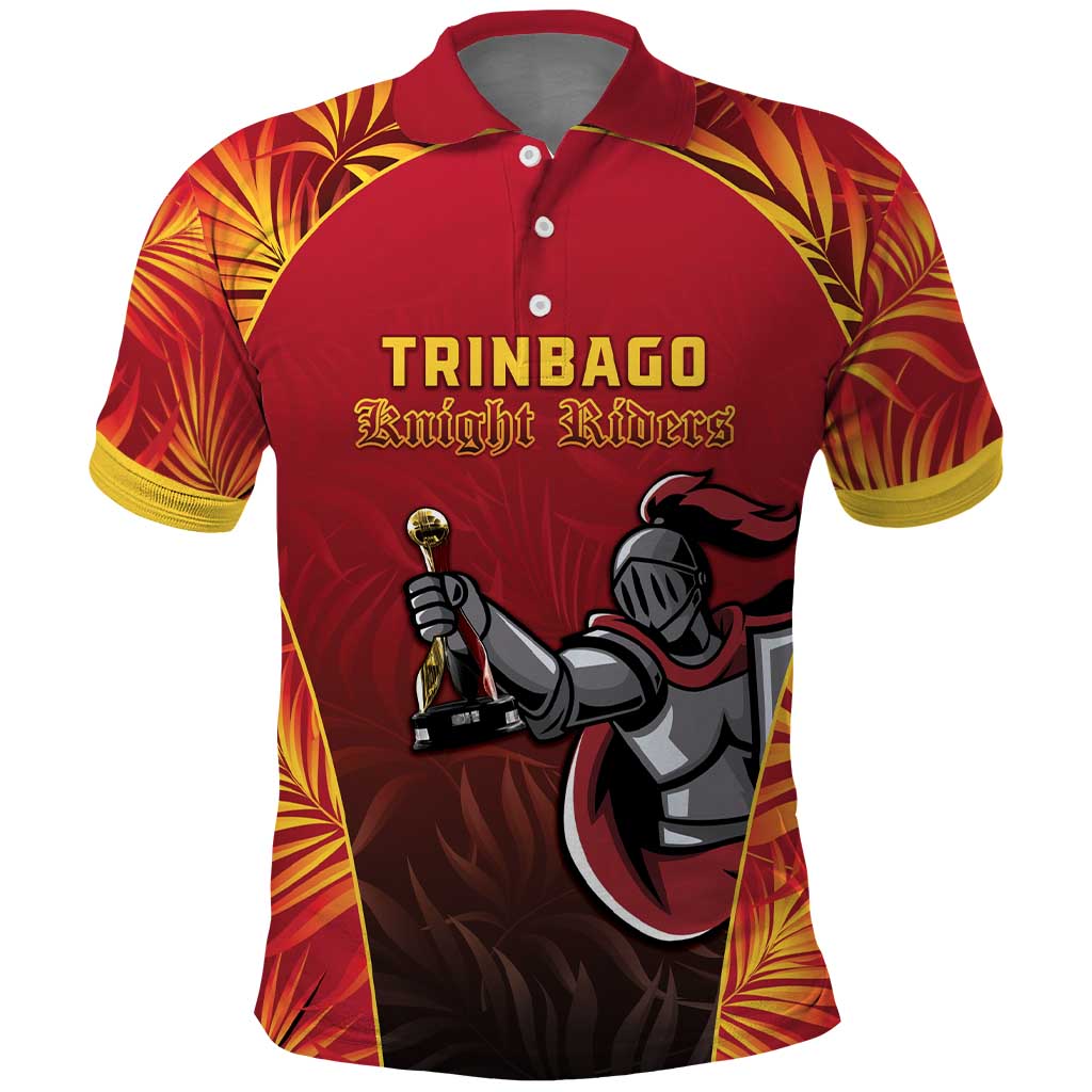 Custom Trinbago Cricket Knight Riders Polo Shirt Go Champs - Wonder Print Shop