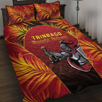 Trinbago Cricket Knight Riders Quilt Bed Set Go Champs - Wonder Print Shop