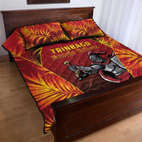 Trinbago Cricket Knight Riders Quilt Bed Set Go Champs - Wonder Print Shop