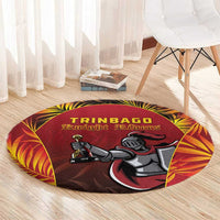 Trinbago Cricket Knight Riders Round Carpet Go Champs - Wonder Print Shop