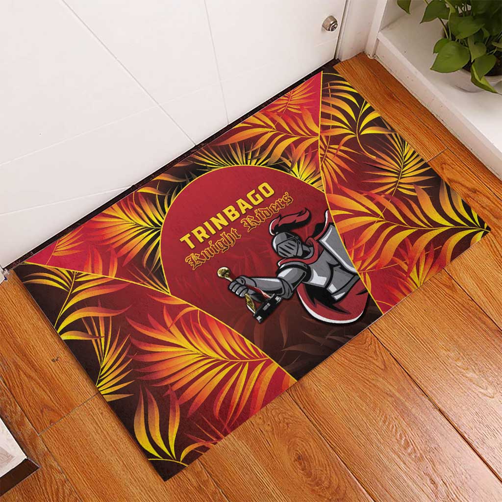 Trinbago Cricket Knight Riders Rubber Doormat Go Champs - Wonder Print Shop