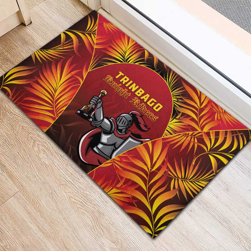 Trinbago Cricket Knight Riders Rubber Doormat Go Champs - Wonder Print Shop