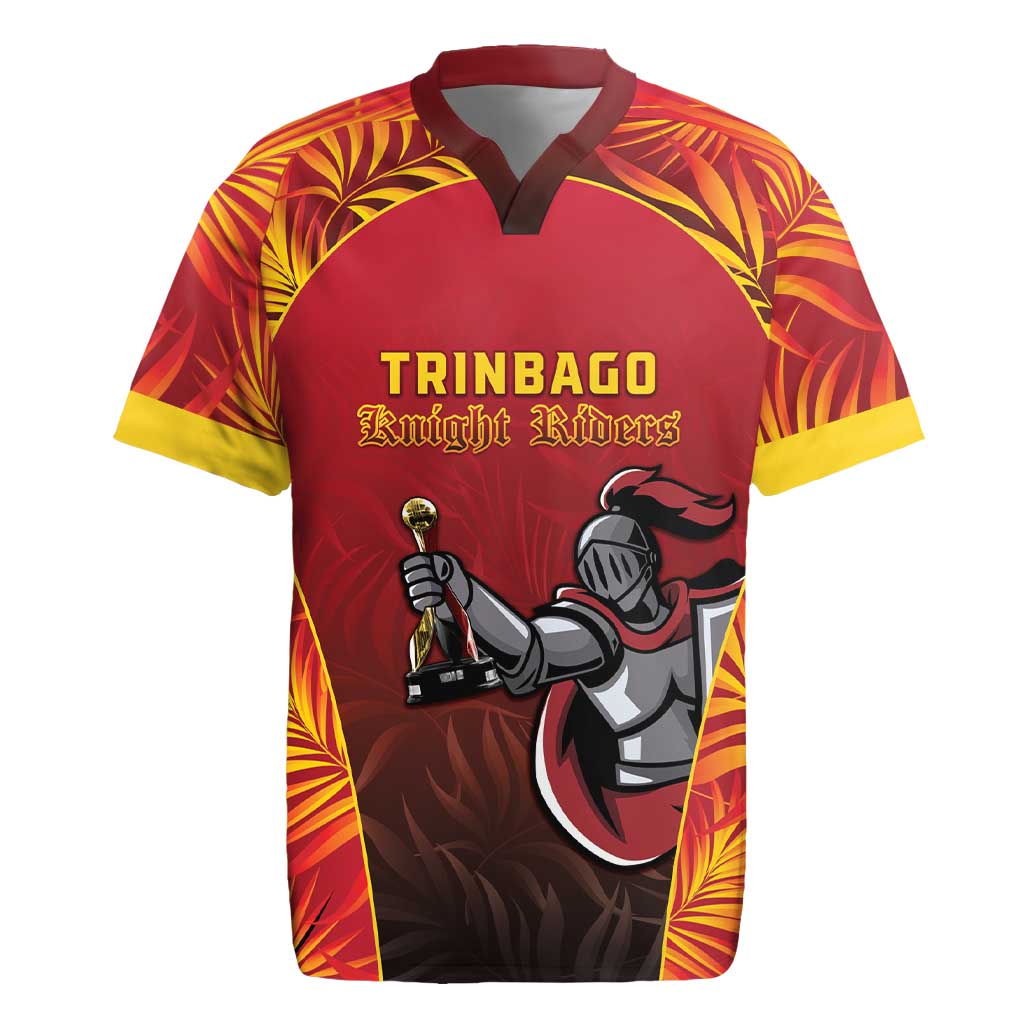 Custom Trinbago Cricket Knight Riders Rugby Jersey Go Champs - Wonder Print Shop