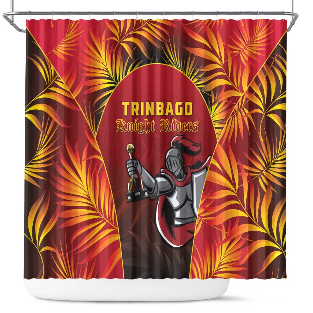 Trinbago Cricket Knight Riders Shower Curtain Go Champs - Wonder Print Shop