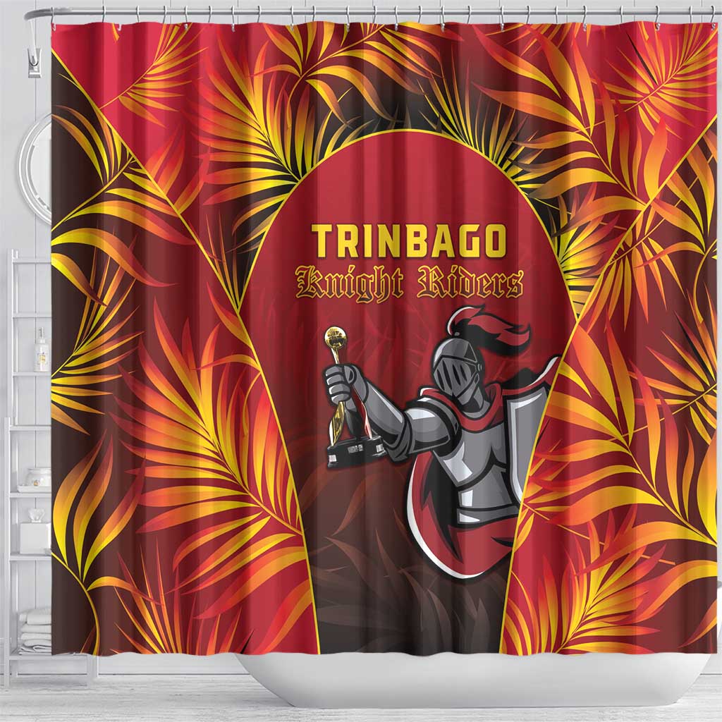 Trinbago Cricket Knight Riders Shower Curtain Go Champs - Wonder Print Shop