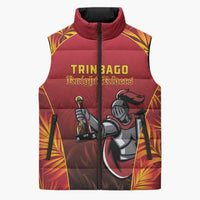 Custom Trinbago Cricket Knight Riders Sleeveless Puffer Jacket Go Champs - Wonder Print Shop