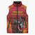 Custom Trinbago Cricket Knight Riders Sleeveless Puffer Jacket Go Champs - Wonder Print Shop