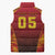 Custom Trinbago Cricket Knight Riders Sleeveless Puffer Jacket Go Champs - Wonder Print Shop