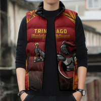Custom Trinbago Cricket Knight Riders Sleeveless Puffer Jacket Go Champs - Wonder Print Shop