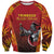 Custom Trinbago Cricket Knight Riders Sweatshirt Go Champs - Wonder Print Shop