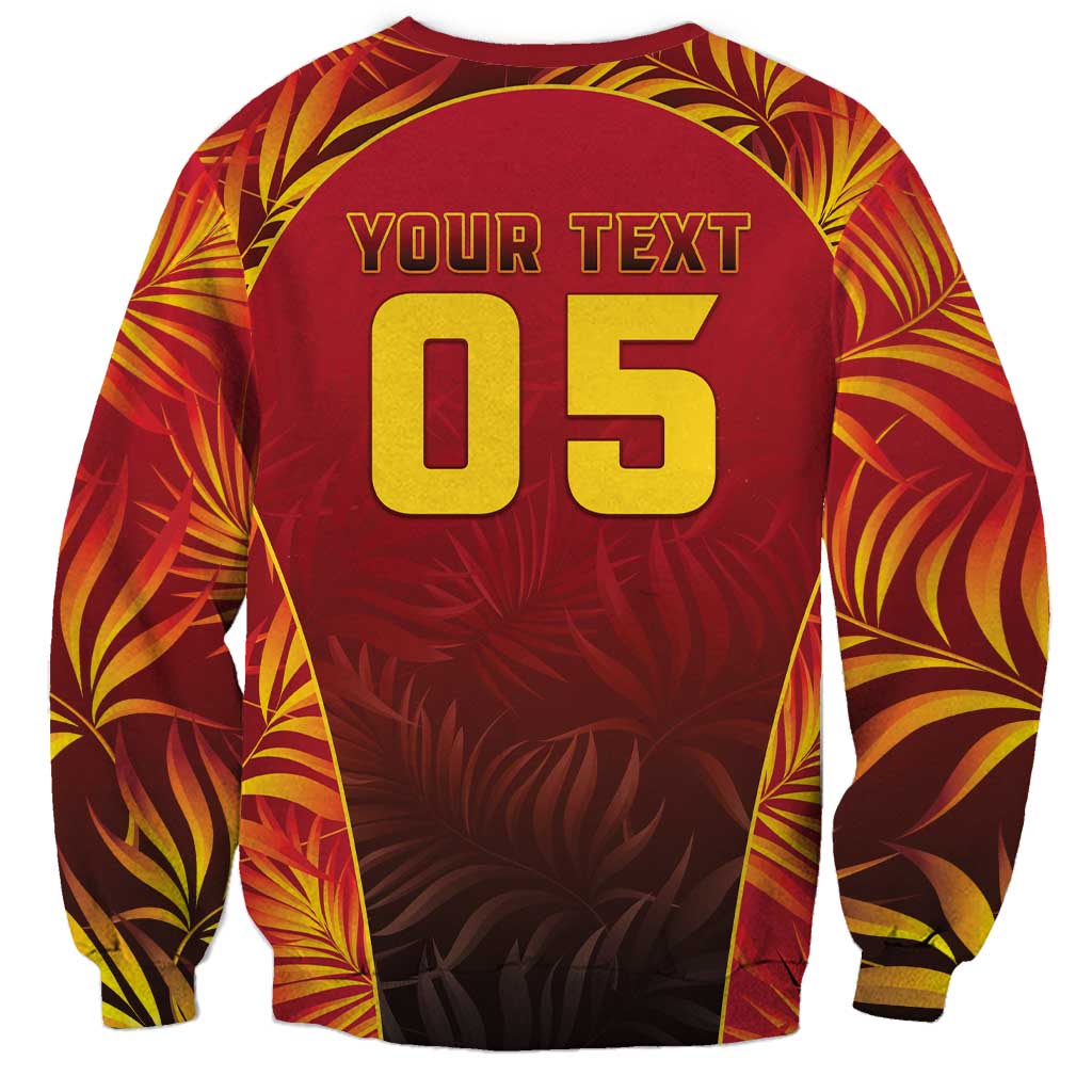 Custom Trinbago Cricket Knight Riders Sweatshirt Go Champs - Wonder Print Shop