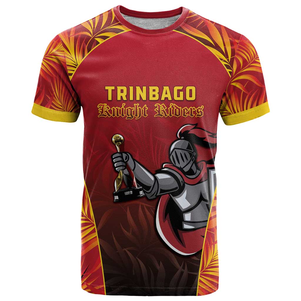Custom Trinbago Cricket Knight Riders T Shirt Go Champs - Wonder Print Shop
