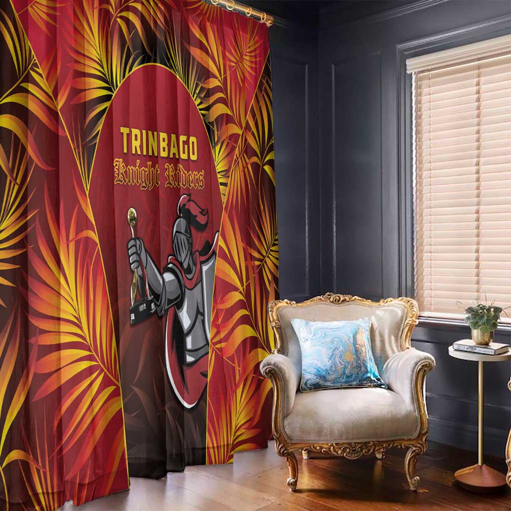 Trinbago Cricket Knight Riders Window Curtain Go Champs - Wonder Print Shop
