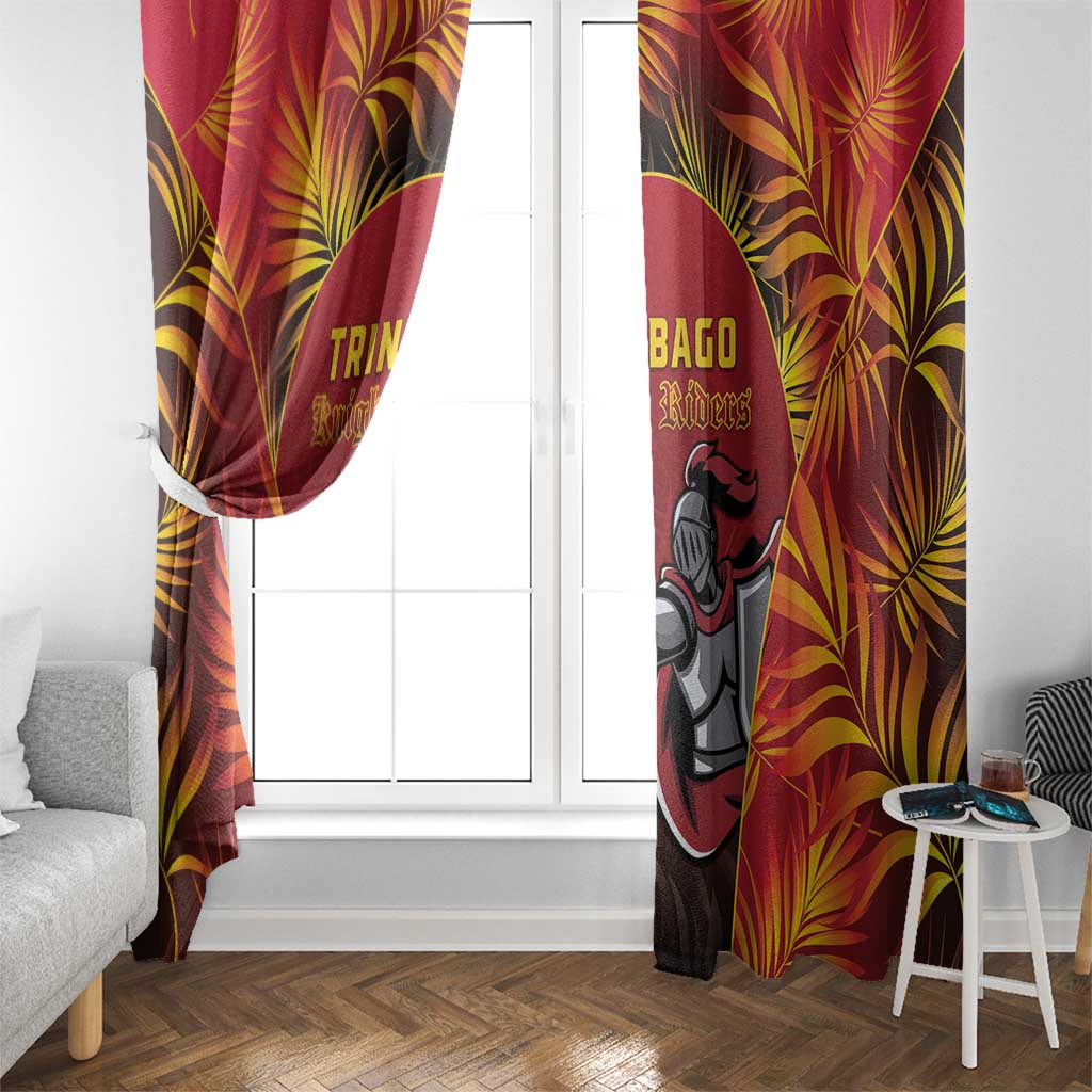 Trinbago Cricket Knight Riders Window Curtain Go Champs - Wonder Print Shop