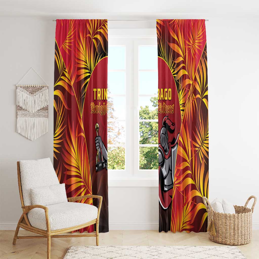 Trinbago Cricket Knight Riders Window Curtain Go Champs - Wonder Print Shop