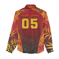 Custom Trinbago Cricket Knight Riders Women Casual Shirt Go Champs - Wonder Print Shop