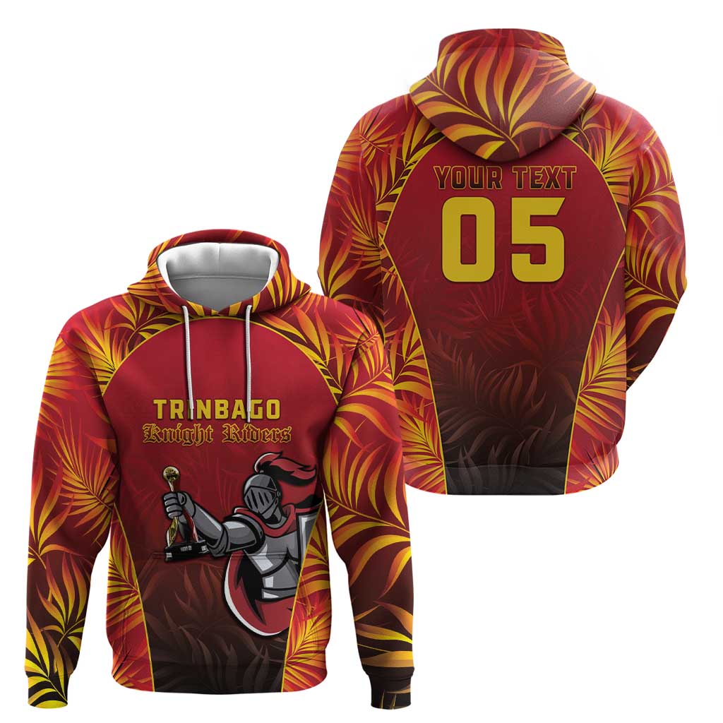 Custom Trinbago Cricket Knight Riders Zip Hoodie Go Champs - Wonder Print Shop