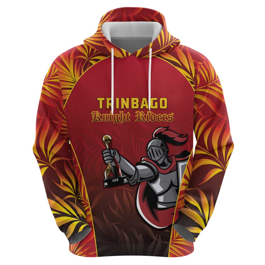 Custom Trinbago Cricket Knight Riders Zip Hoodie Go Champs - Wonder Print Shop