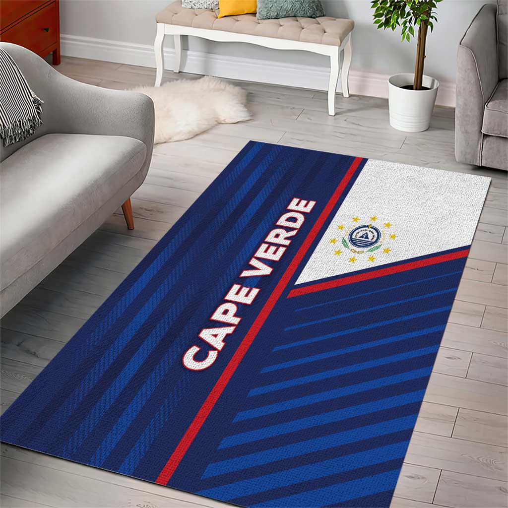 Cape Verde Football Area Rug Unique Style - Wonder Print Shop