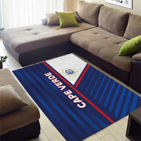 Cape Verde Football Area Rug Unique Style - Wonder Print Shop
