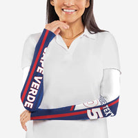 Custom Cape Verde Football Arm Sleeves Unique Style - Wonder Print Shop