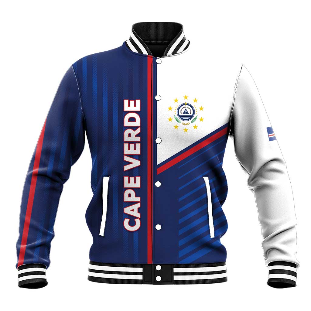 Custom Cape Verde Football Baseball Jacket Unique Style - Wonder Print Shop