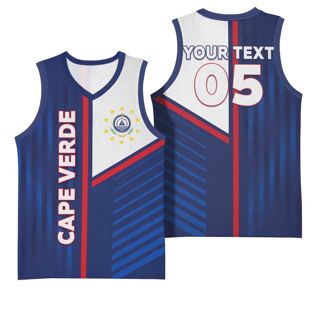 Custom Cape Verde Football Basketball Jersey Unique Style - Wonder Print Shop