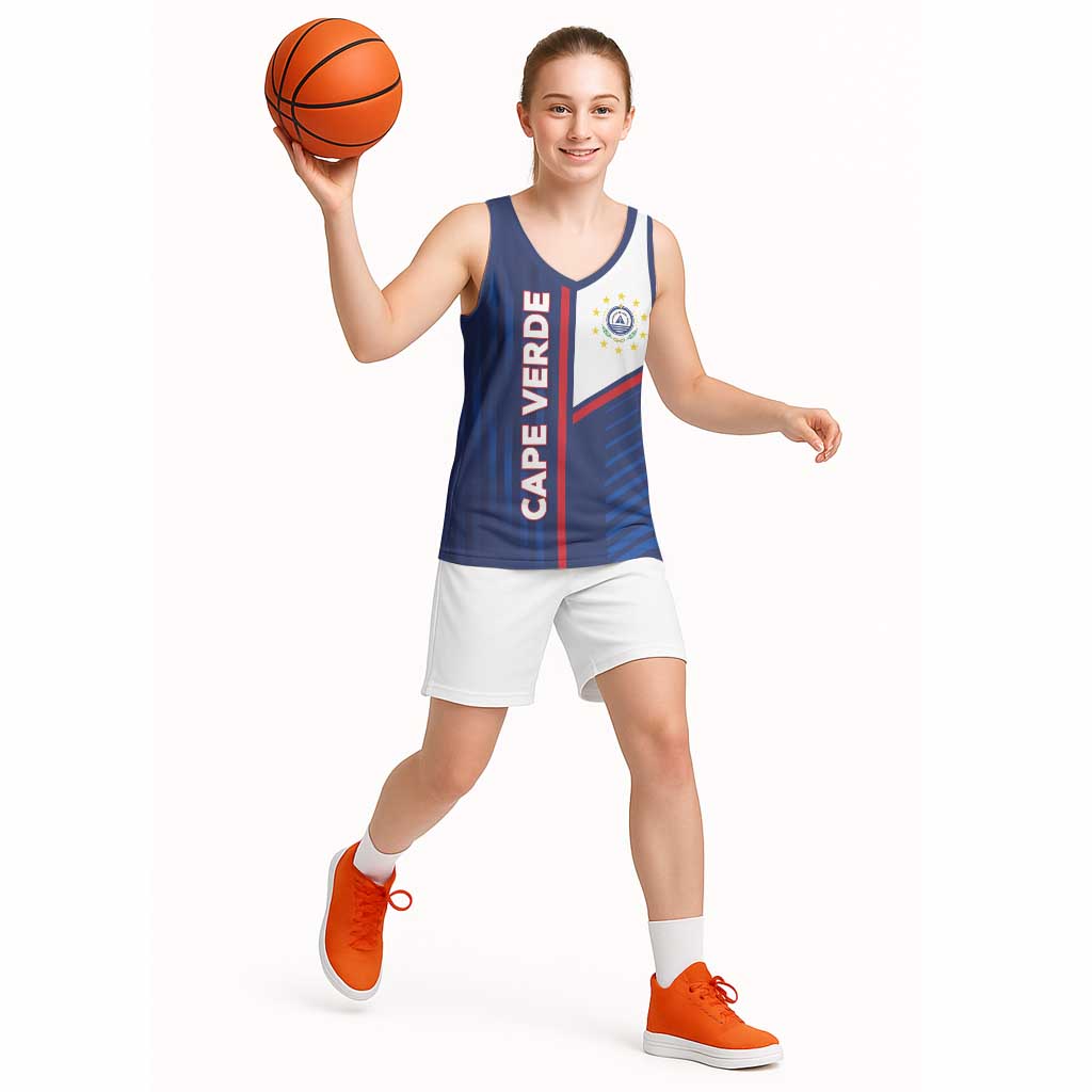 Custom Cape Verde Football Basketball Jersey Unique Style - Wonder Print Shop