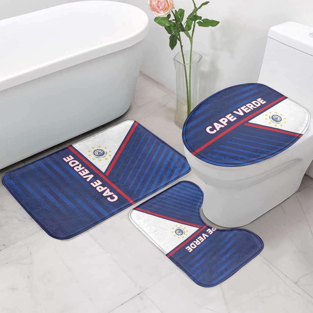 Cape Verde Football Bathroom Set Unique Style - Wonder Print Shop