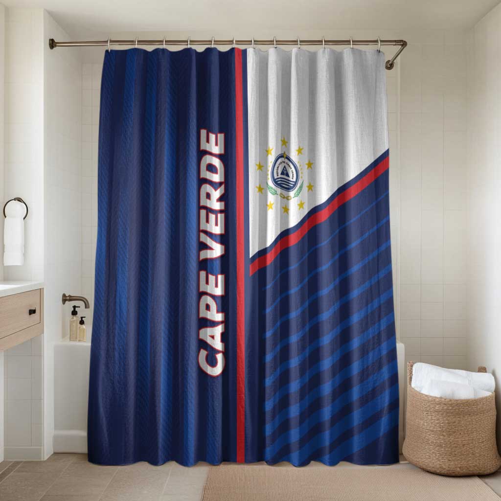 Cape Verde Football Bathroom Set Unique Style - Wonder Print Shop