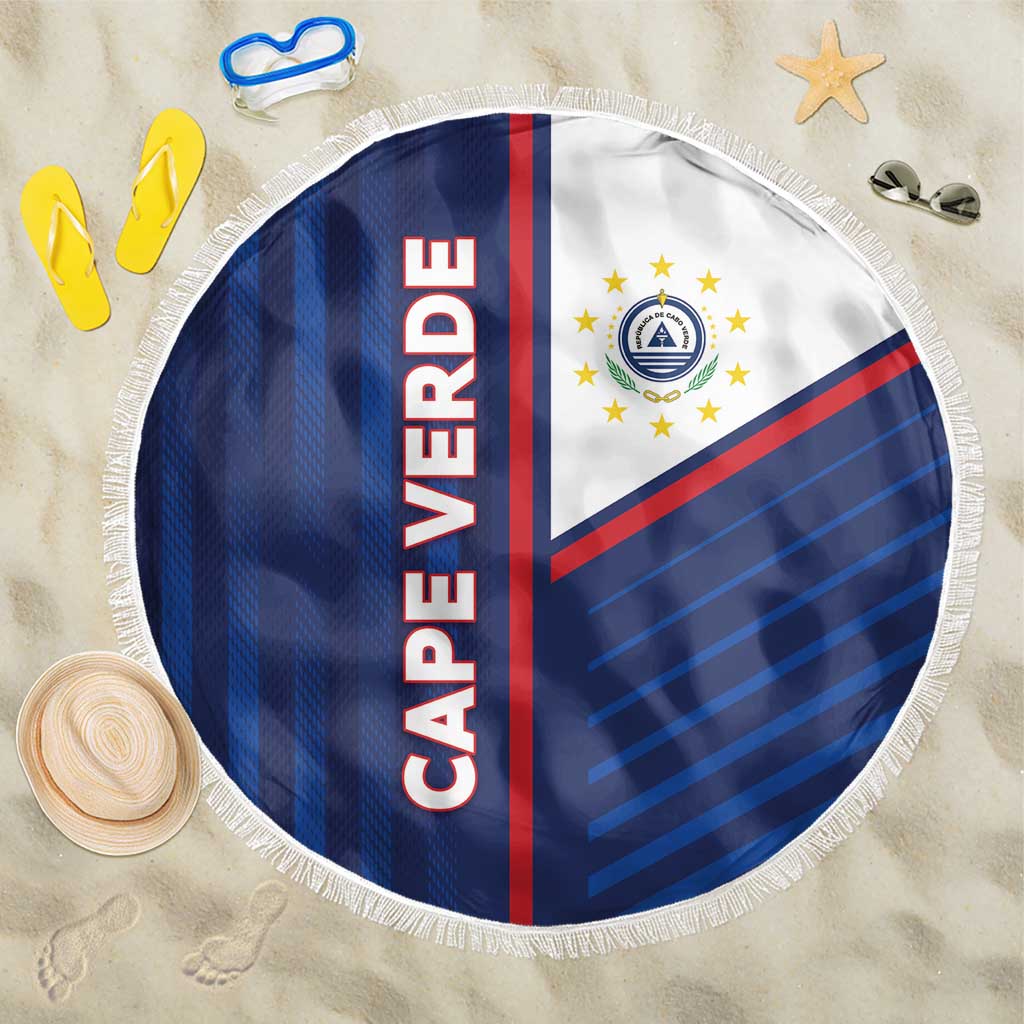 Cape Verde Football Beach Blanket Unique Style - Wonder Print Shop