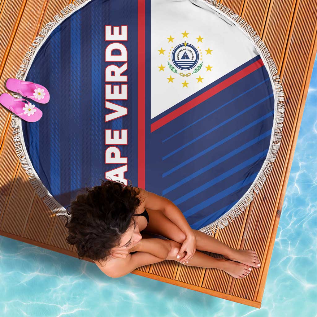 Cape Verde Football Beach Blanket Unique Style - Wonder Print Shop