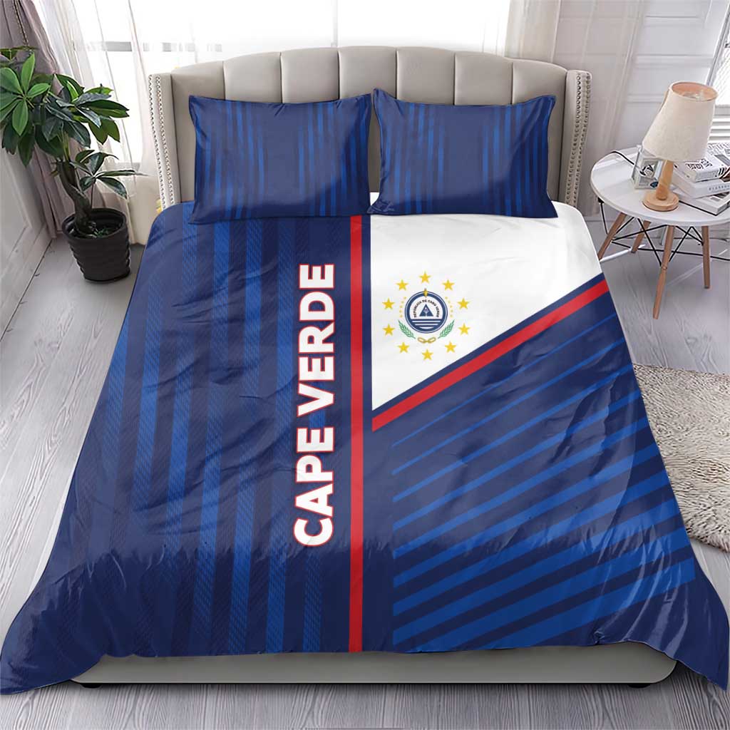 Cape Verde Football Bedding Set Unique Style - Wonder Print Shop