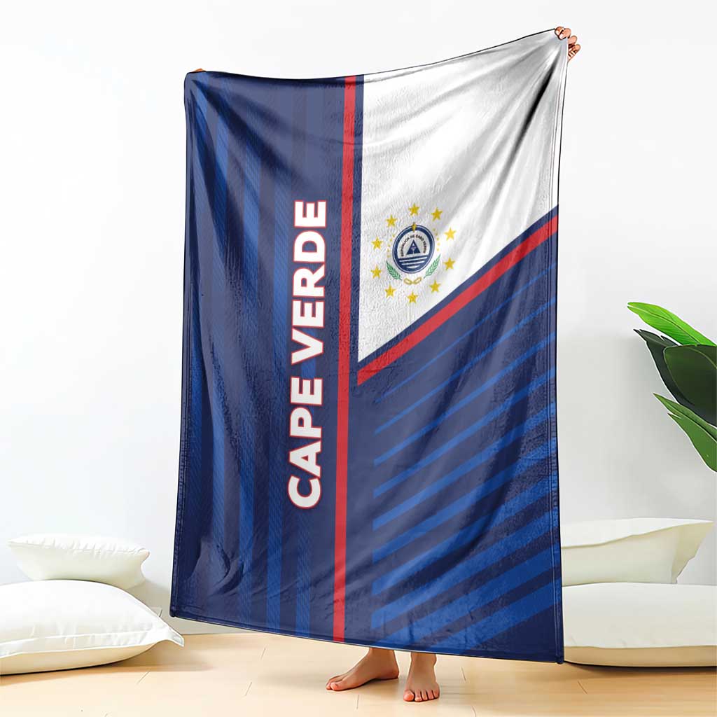 Cape Verde Football Blanket Unique Style - Wonder Print Shop