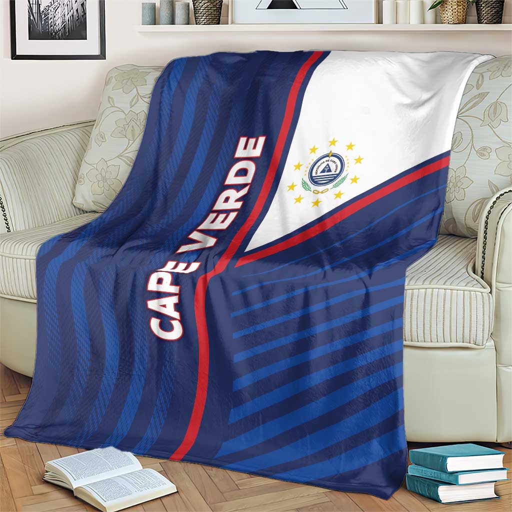 Cape Verde Football Blanket Unique Style - Wonder Print Shop
