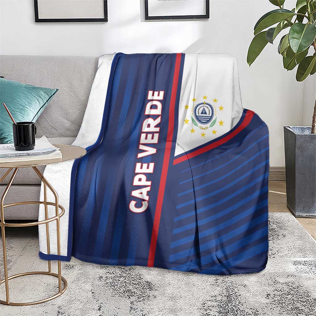 Cape Verde Football Blanket Unique Style - Wonder Print Shop