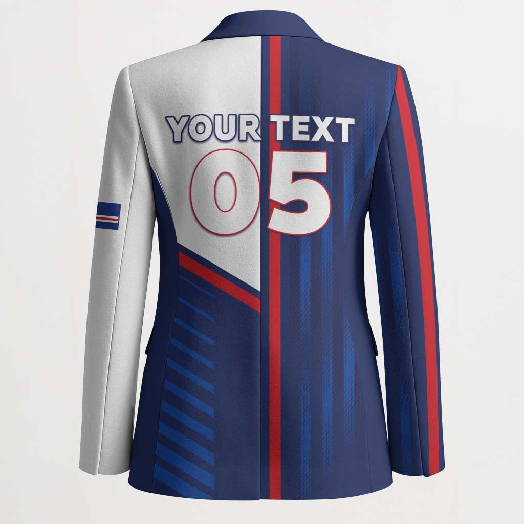 Custom Cape Verde Football Blazer Unique Style - Wonder Print Shop