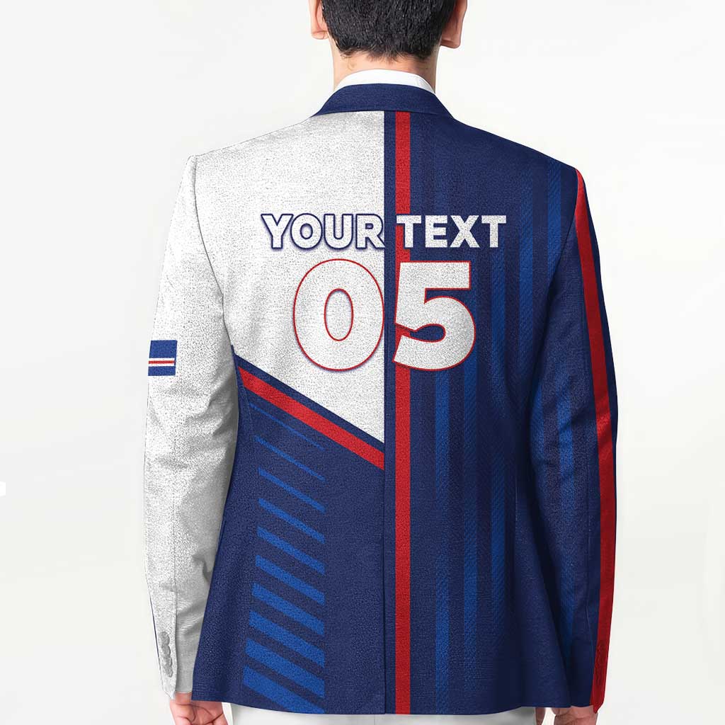 Custom Cape Verde Football Blazer Unique Style - Wonder Print Shop