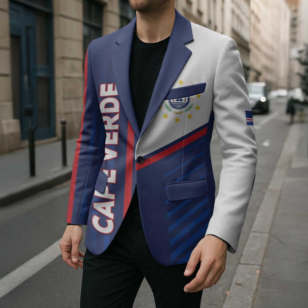 Custom Cape Verde Football Blazer Unique Style - Wonder Print Shop