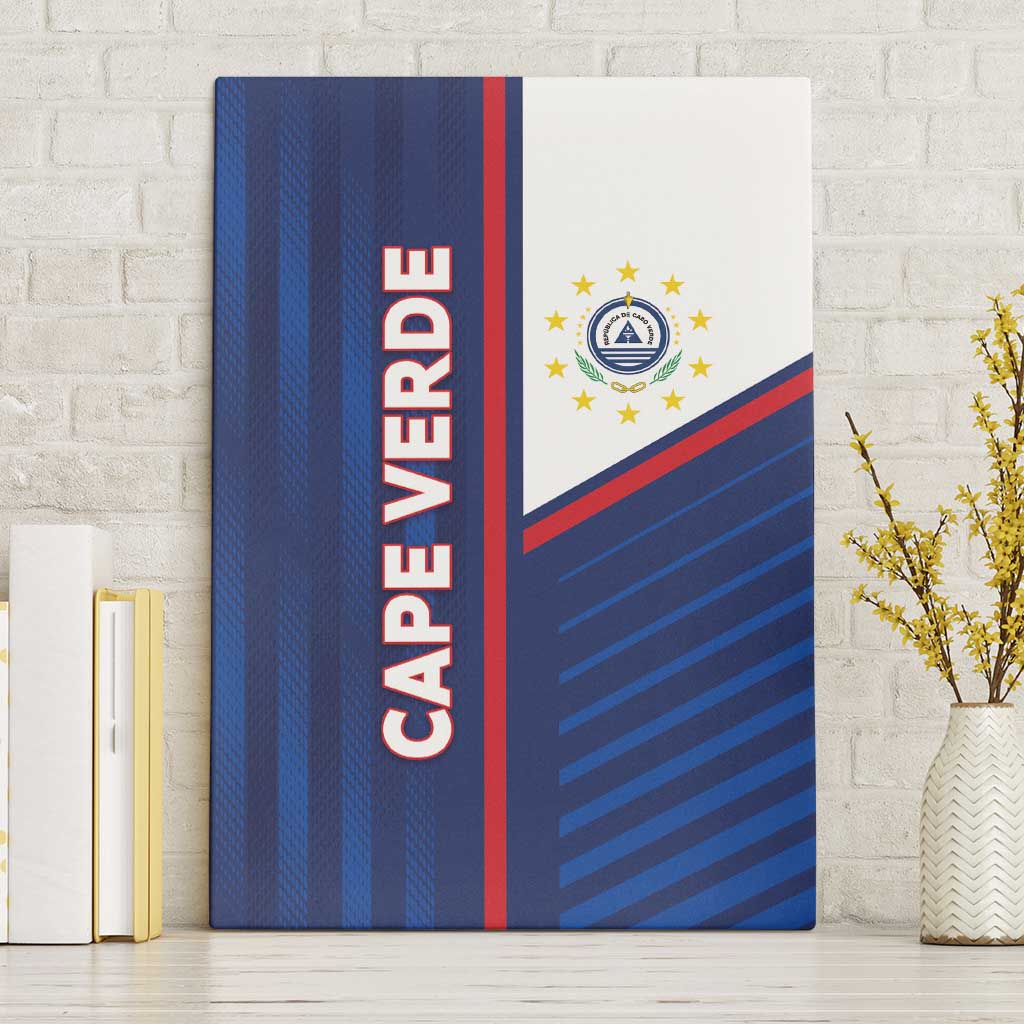 Cape Verde Football Canvas Wall Art Unique Style - Wonder Print Shop