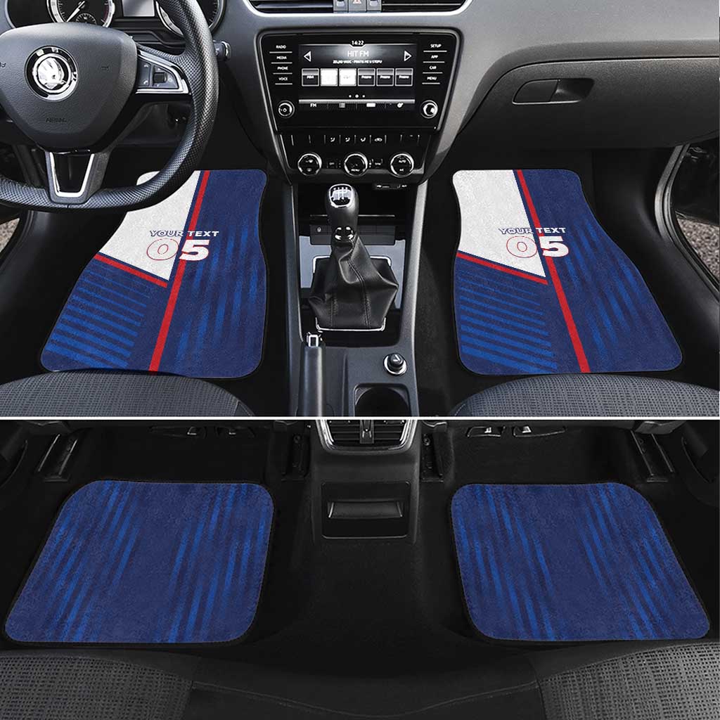 Custom Cape Verde Football Car Mats Unique Style - Wonder Print Shop