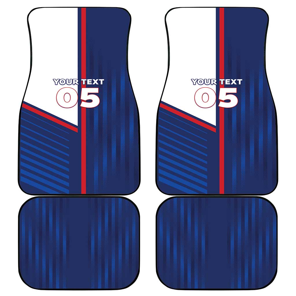 Custom Cape Verde Football Car Mats Unique Style - Wonder Print Shop