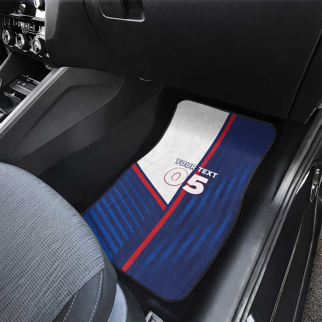 Custom Cape Verde Football Car Mats Unique Style - Wonder Print Shop