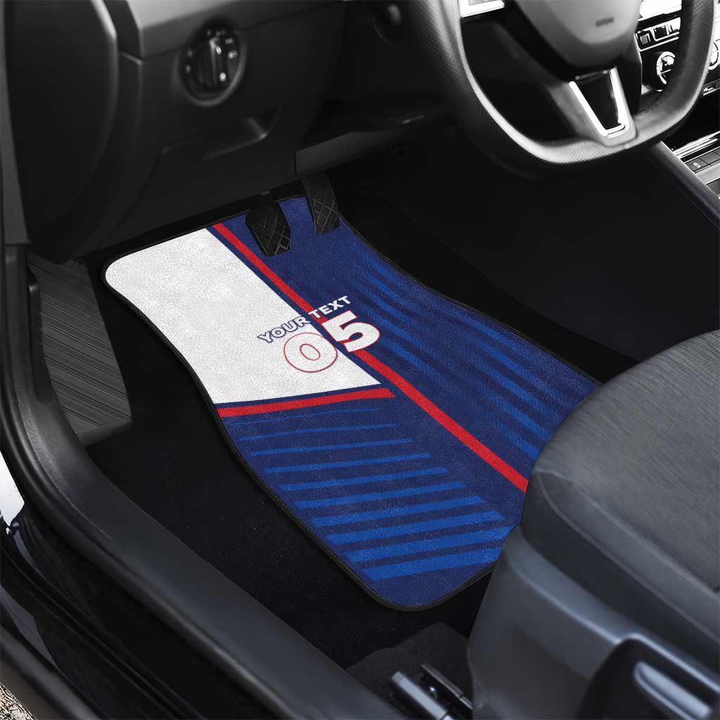 Custom Cape Verde Football Car Mats Unique Style - Wonder Print Shop