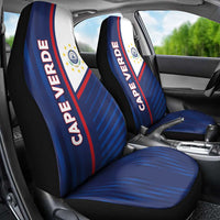 Cape Verde Football Car Seat Cover Unique Style - Wonder Print Shop