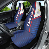 Cape Verde Football Car Seat Cover Unique Style - Wonder Print Shop