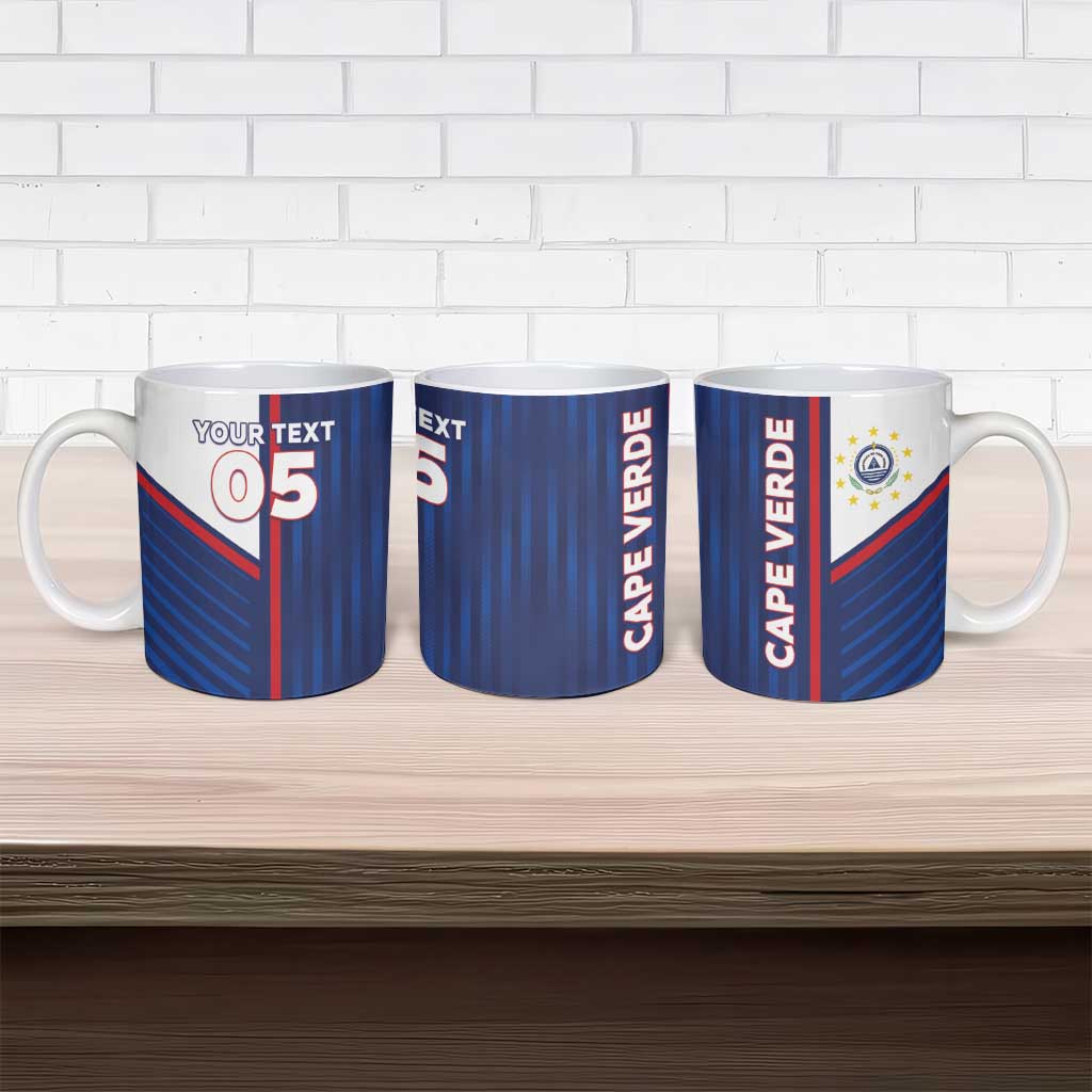 Custom Cape Verde Football Ceramic Mug Unique Style - Wonder Print Shop