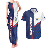 Custom Cape Verde Football Couples Matching Tank Maxi Dress and Hawaiian Shirt Unique Style - Wonder Print Shop